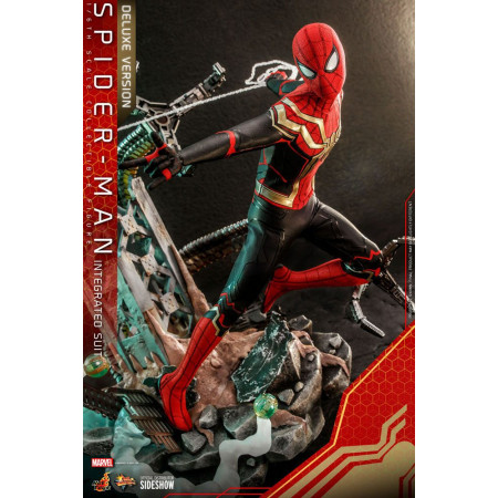 Spider-Man: No Way Home Movie Masterpiece akčná figúrka 1/6 Spider-Man (Integrated Suit) Deluxe Ver. 29 cm